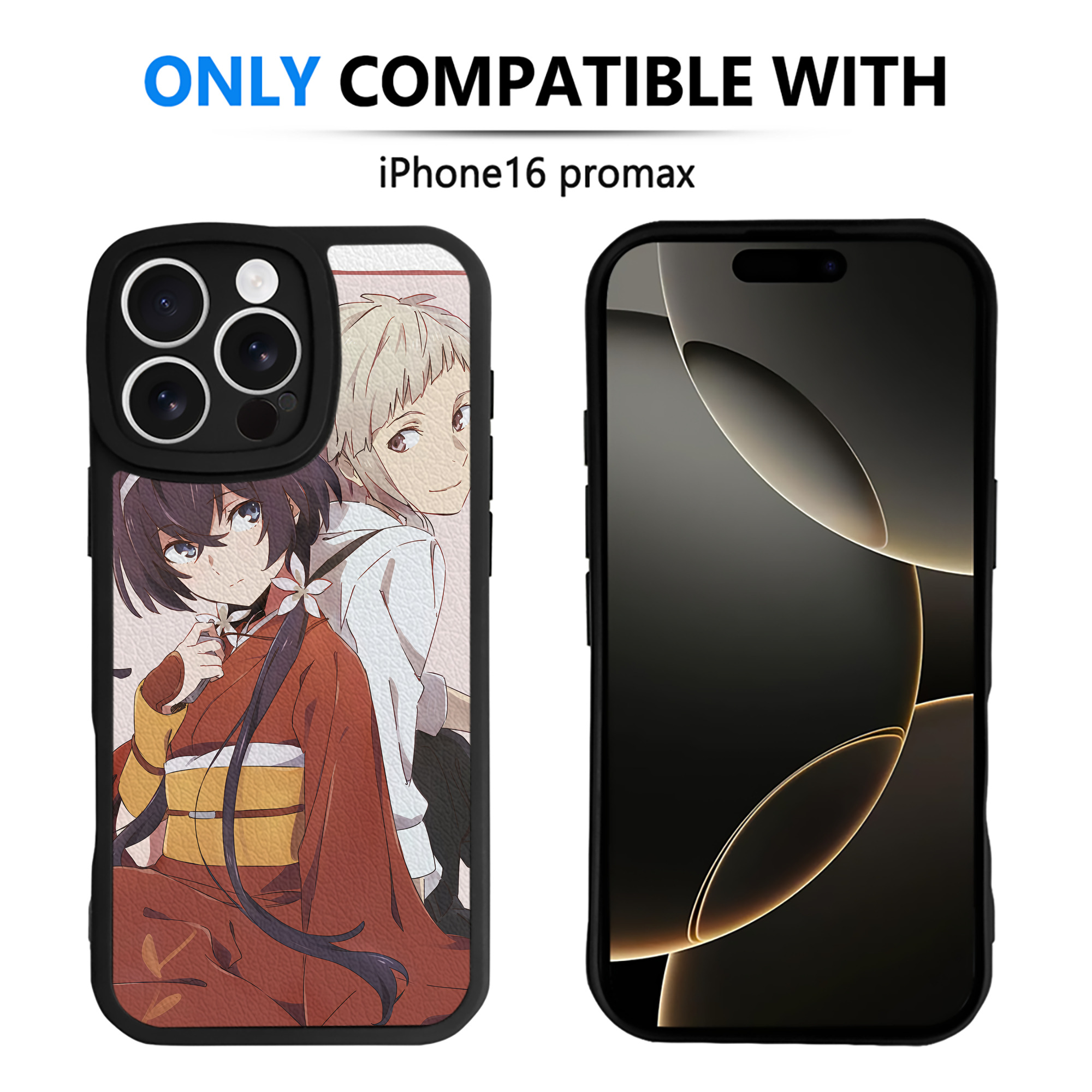 （画像用） 文豪ストレイドッグス Bungo Stray Dogs 【iPhone 16シリーズ対応】シリコンスマホケース（レザー調） 材質：シリコン